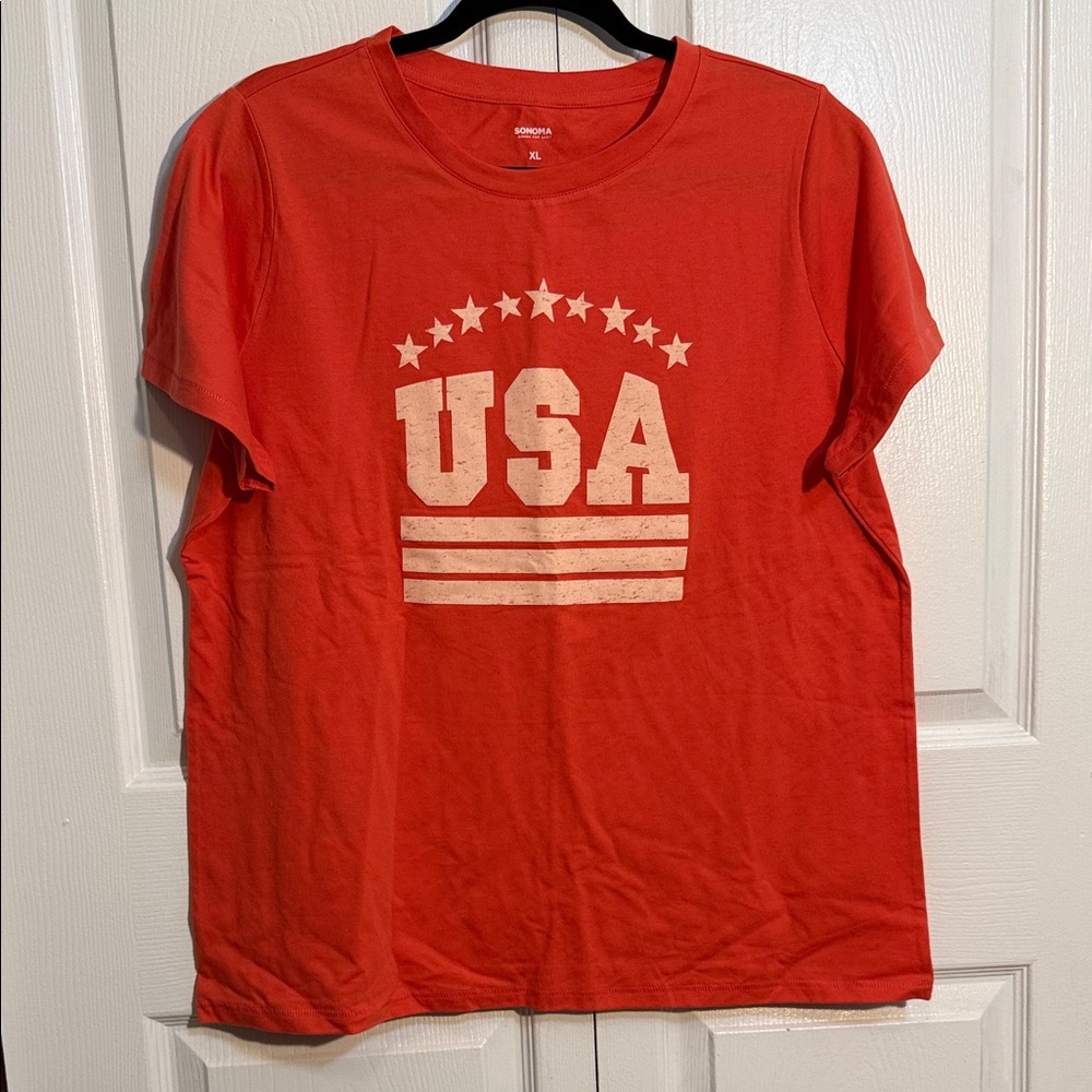 Sonoma Cotton Blend USA T-Shirt